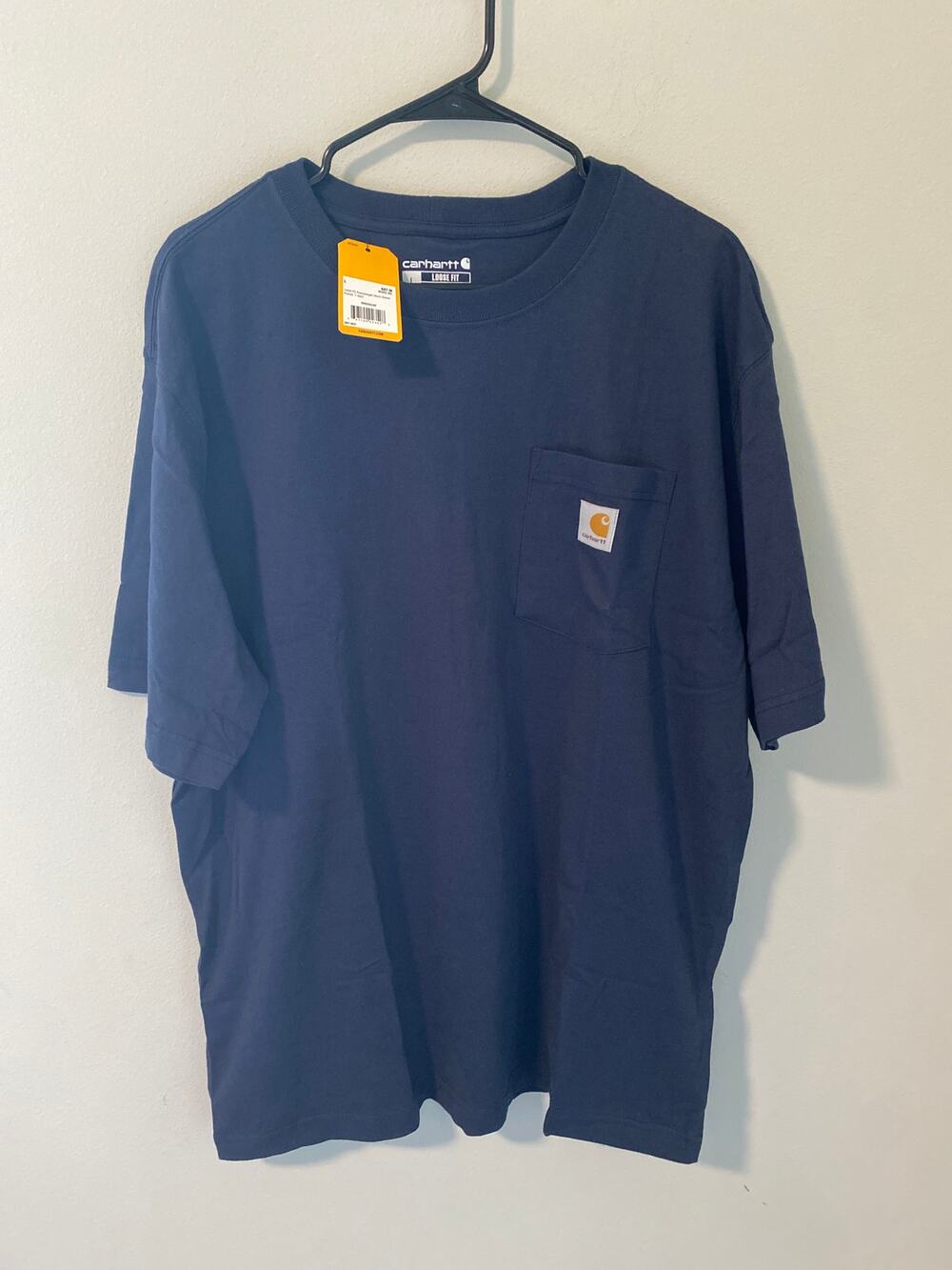 New Carhartt Loose Fit Heavyweight Short-Sleeve Pocket T-shirt, Size Large